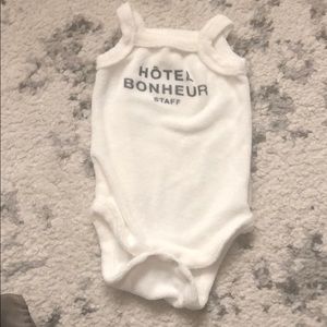 Tiny cottons terry onesie